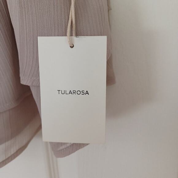 Tularosa Stella Tiered Crop Top Mauve M NWT - Picture 6 of 9